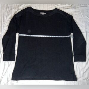 LOFT Oversized Black Sweater (Size: XXL)